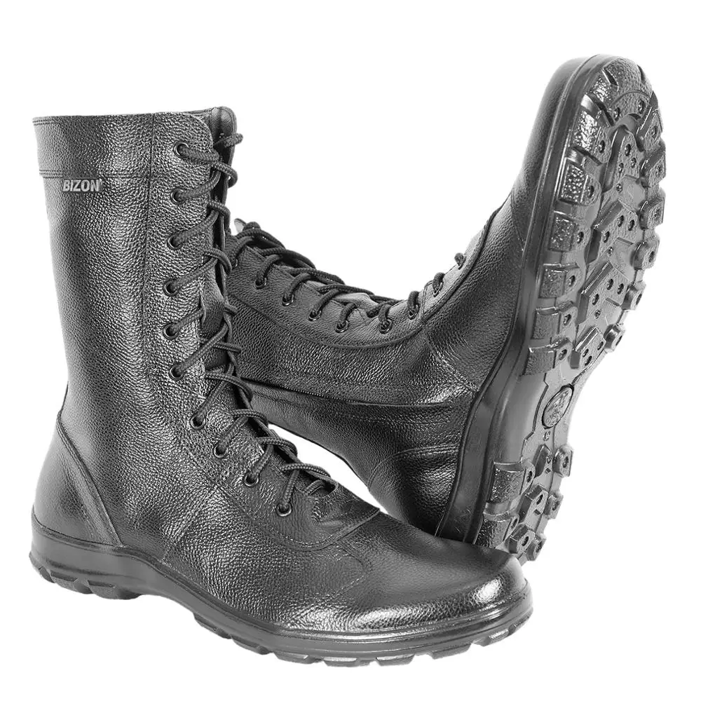  demi-season ankle boots genuine leather shoes for men military army high boots