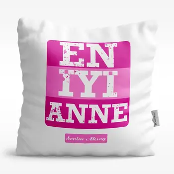 

Personalized Best Mother Design White Satin Pillow-1