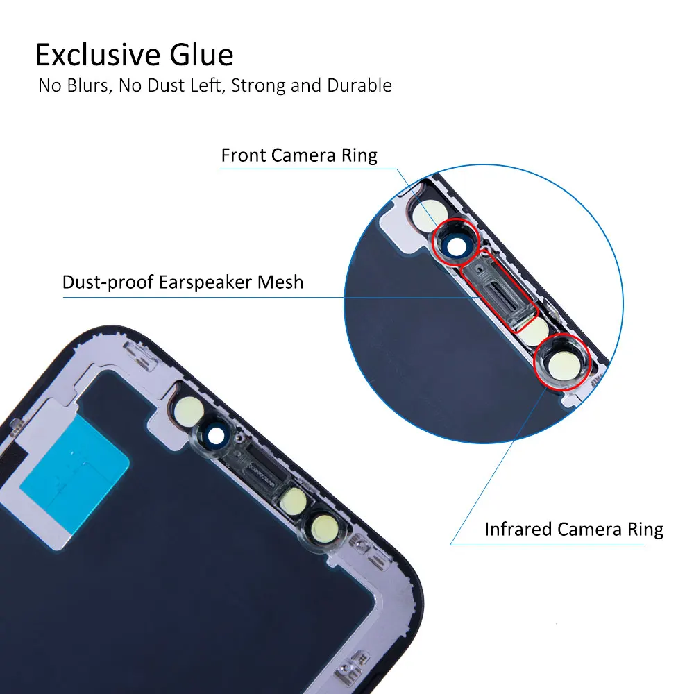 EK Soft OLED For iPhone X LCD Display Touch Screen