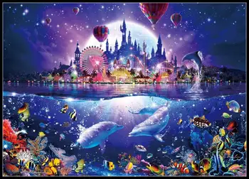 

Embroidery Counted Cross Stitch Kits Needlework - Crafts 14 ct DMC DIY Arts Handmade Decor - Dream Time