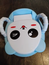 Orinal de plástico suave para bebé, orinal infantil de entrenamiento, asiento de entrenamiento, silla de inodoro