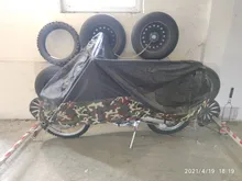 Cubierta universal de la motocicleta al aire libre UV Protector de la VESPA todas las estaciones impermeable de la bici de la lluvia cubierta a prueba de polvo M L XL 2XL 3XL 4XL 190T