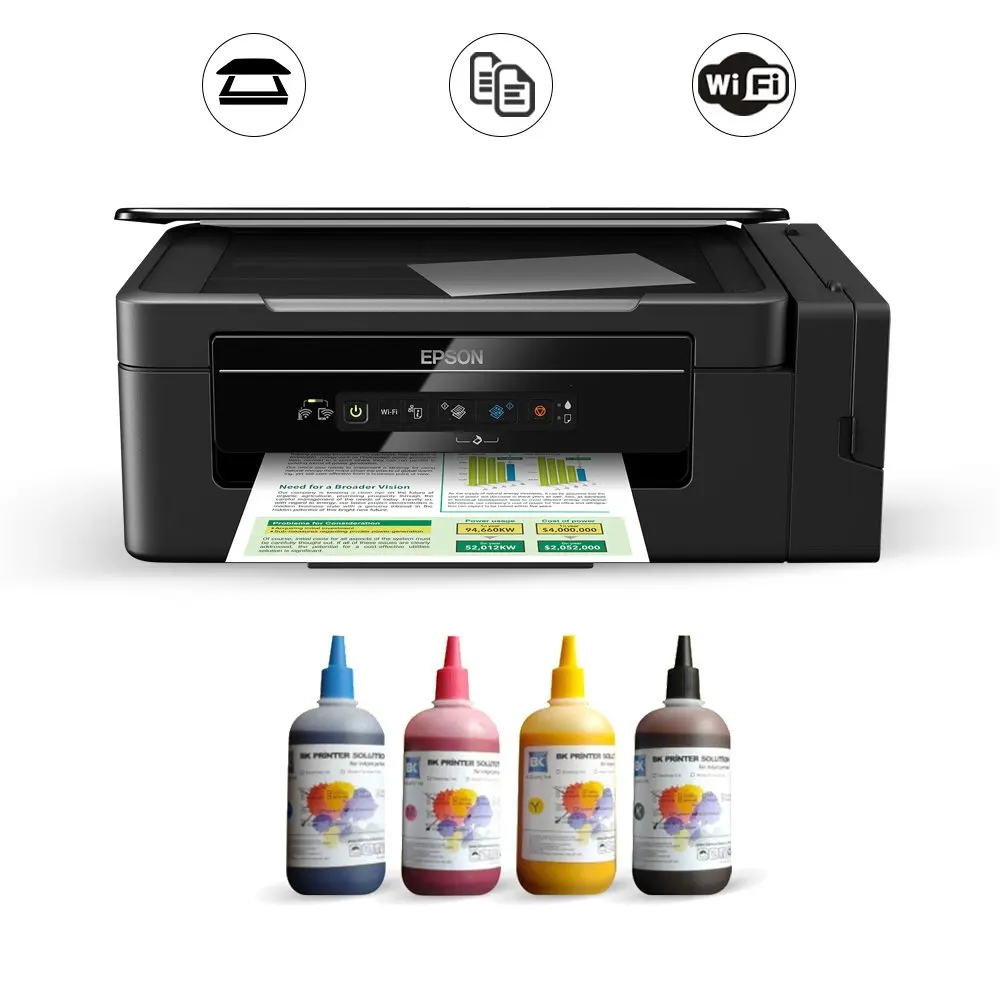 

Epson COLOR tank ITS L3060 Sublimation Ink Printer 4 COLOR Ending Catridges