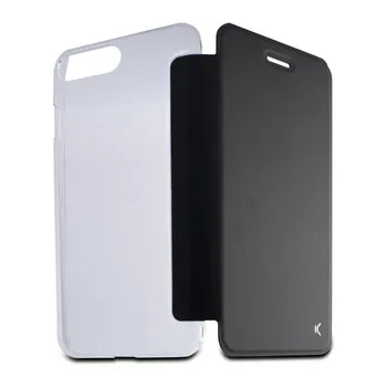 

Folio Mobile Phone Case Iphone 8 Plus Crystal Black