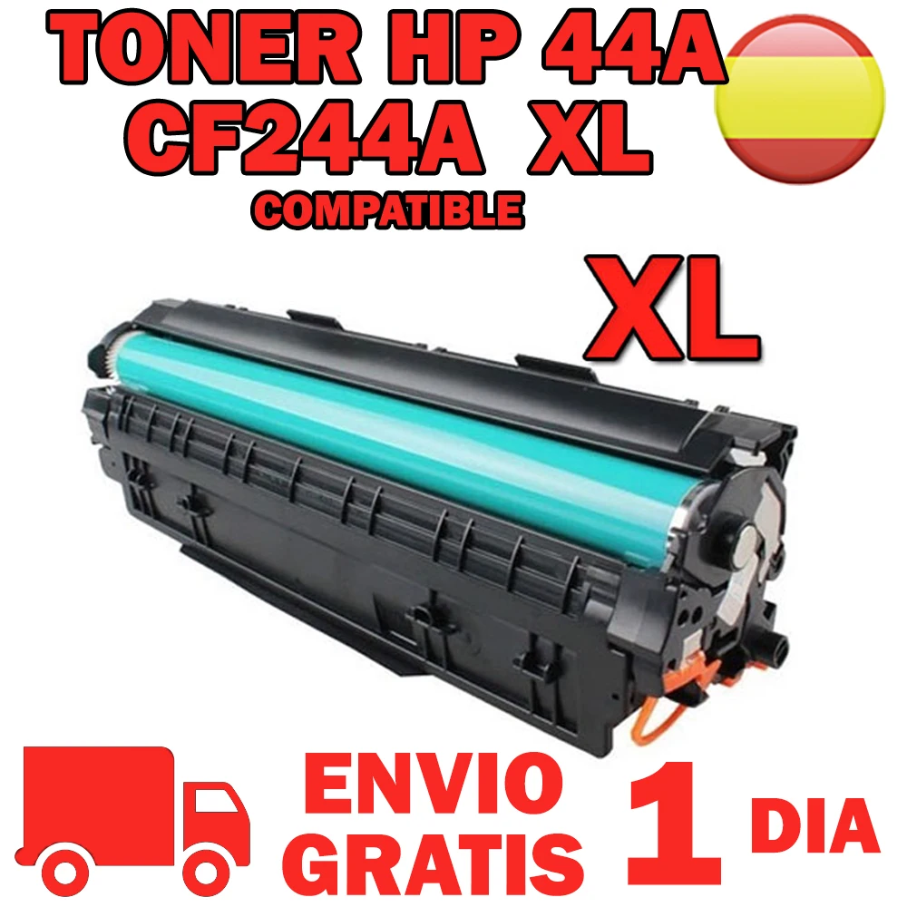 Toner Generico Compatible con HP CF244A XL (Alta Capacidad) Premium Compatible con HP 44A - Non Oem - Cartucho Impresoras LaserJet Pro M14a, M14w, M15a, M15w, M27a, M27w, MFP M28a, MFP M28w