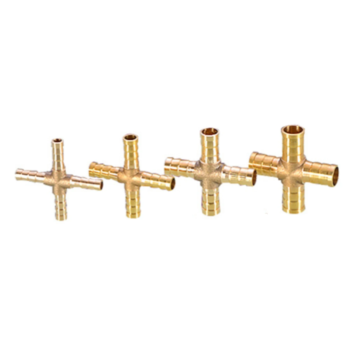 Hose Pipe Fitting Pipe Fitting Tee Adapter Water Pipe Fitting Straight Elbow T Y X Shape 2 3 4 Way For 4mm 6mm 8mm 10mm 12mm 14mm 16mm Copper Water Tube