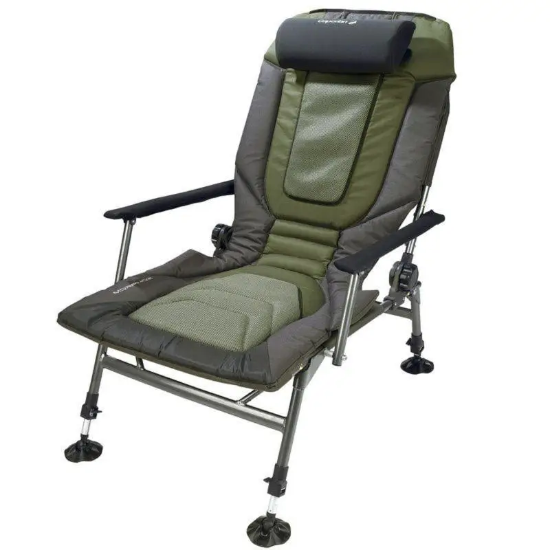 РАСКЛАДНОЕ КРЕСЛО ДЛЯ ЛОВЛИ КАРПА MORPHOZ CAPERLAN. Decathlon - Цвет: Зеленый