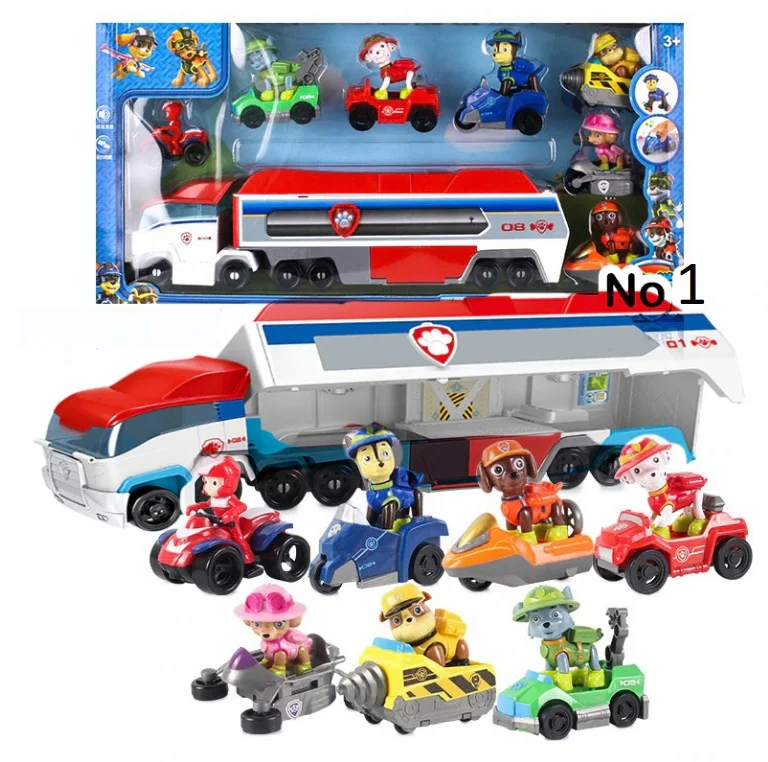 Автовоз-трансформер Paw Patrol спасательный автобус "Джунгли защитный" с щенками