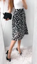 Mozuleva-faldas de gasa de cintura alta para mujer, faldas informales con estampado Floral, falda Maxi para la playa de talla grande S-3XL, primavera y verano, 2021