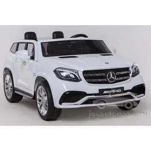 Детский электромобиль Harleybella Mercedes Benz GLS63 AMG LUX 4Х4 Лицензия- HL228 Белый