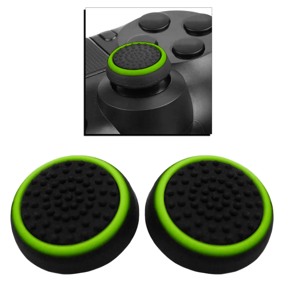OcioDual 2x ручки для большого пальца крышки для PS4/Slim/Pro Xbox One контроллер зеленый
