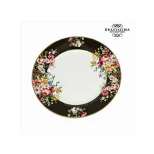 Плоское фарфоровое блюдо(Ø 27 см)-коллекция kitchen's Deco от Bravissima kitchen