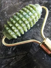 Facial-Massage-Roller Guasha-Board Face-Lift Jade-Stone Relaxation Body-Skin Double-Heads