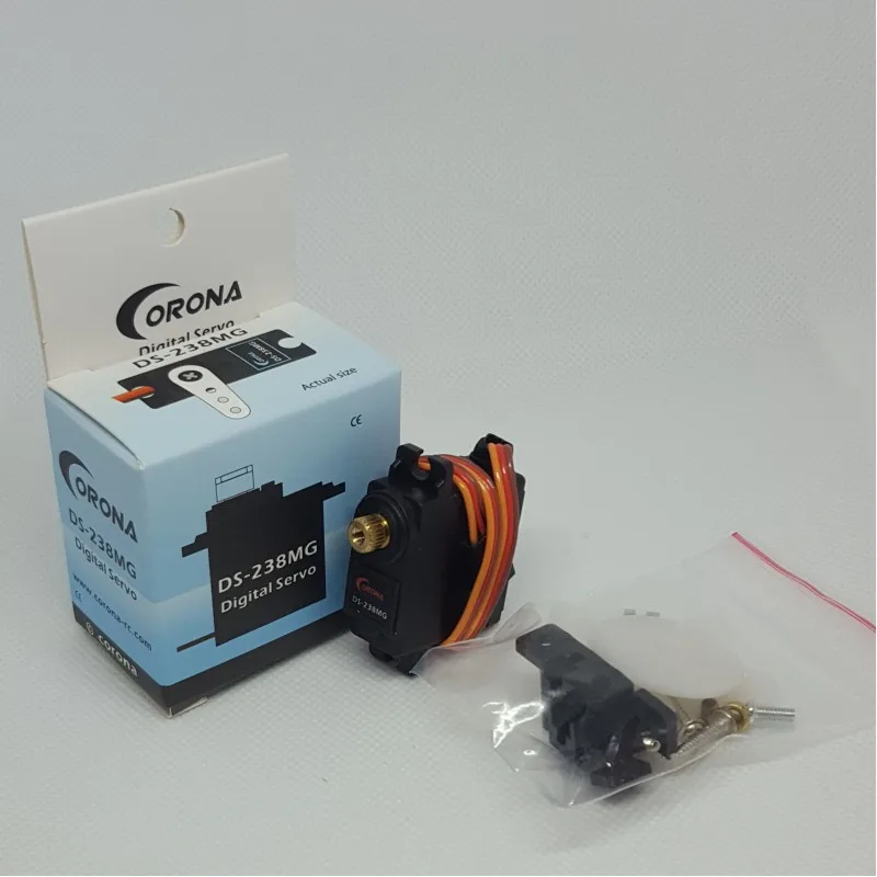 4PCS Corona DS-238MG/DS238MG Digital Metal Gear Servo 4.6kg / 0.14sec / 22g