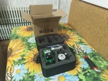 Laser-Level Vertical-Cross 12-Lines Green Super-Powerful HILDA 360-Horizontal And 3D