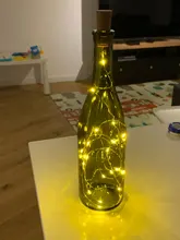 Light-Bar Wine-Bottle-Light Led-String Battery-Powered Cork Birthday-Party DIY 1m/2m
