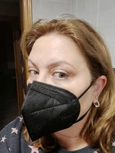 Mascarilla FFP2 KN95 de 5 capas para adultos, máscara respirador con filtro KN95, reutilizable, fpp2 fpp3