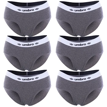 

Pack 5 or 6 panties womens sports Umbro gray color
