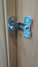 Barrel-Bolt Screws Bolt-Sliding-Lock Hasp Door-Latch Right-Angle 90-Degree with for Buckle