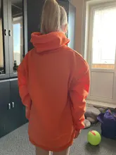 Tops Hoody Spring Harajuku Brown Anime Black Fleece Girls Korean-Style Cartoon Kawaii