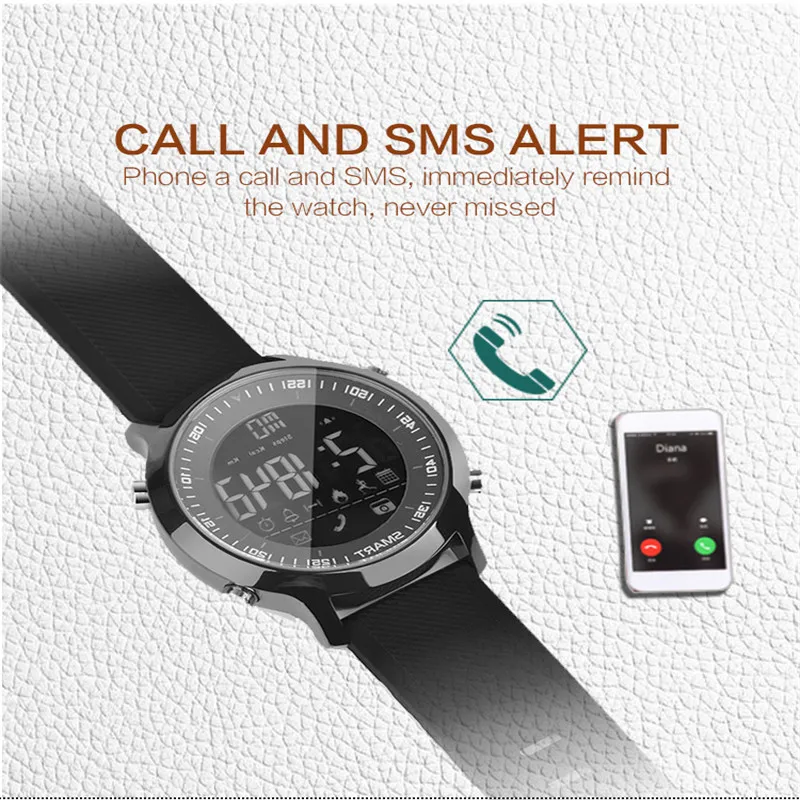 EX18 спортивные Смарт-часы IP68 Водонепроницаемые 5ATM шагомер Xwatch Смарт-часы для плавания Bluetooth часы для смартфона Bluetooth
