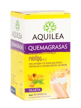 

Aquillea quemagrases minilipo plus 90 kinosphérine chronoactive capsules + green tea ideal for weight control diets.