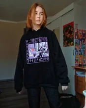 Sudaderas con capucha de Hunter X Hunter para mujer, jerséis, sudaderas con capucha, Killua Zoldyck, estampado de ojo del diablo, Sudadera con capucha de Anime, Tops