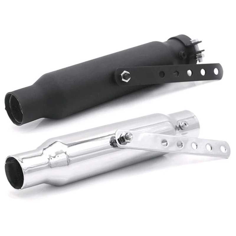 

45mm Retro Cafe racer Motorcycle Akrapovic Exhaust Modify Motocross Exhaust Muffler Motorcycle Inlet Exhaust for Harley ATV Dirt
