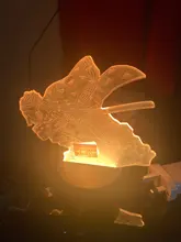 Led-Night-Light Bedroom Decor Zenitsu-Figure Gift Acrylic No-Yaiba-Lamp Demon Slayer