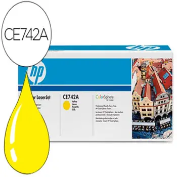 

Toner hp color laserjet cp5225 cp5225n cp5225d -ce742a-yellow 7.300 pags 48815-CE742A