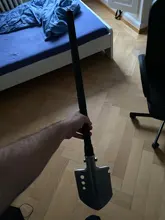 Pala y azadón militar plegable multifunción, 67cm, herramientas de jardín al aire libre, equipo de Camping, herramienta de excavación de Seguridad de Defensa