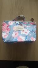 FUDEAM-bolsa de viaje con patrón de pájaro y rosa para mujer, bolsa de almacenamiento de artículos de tocador, organizador de Impermeable bolsa de cosméticos, portátil