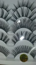 Pestañas postizas suaves 3D, pestañas largas y gruesas finas tupidas, hechas a mano, suaves, maquillaje para pestañas, herramientas de extensión, 5 pares