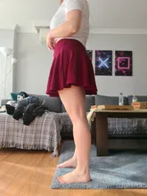 Plegie-Falda pantalón para mujer, prenda de cintura alta y pantalón corto ideal para todo el año, disponible en las tallas M-5XL