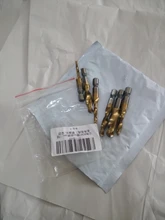 Taladro titanio plateado caña hexagonal HSS rosca de tornillo broca métrica taladro Bits máquina para tornillos compuesto M3 M4 M5 M6 M8 M10 herramientas de mano