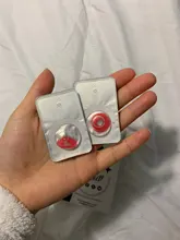 Lentes de contacto para Cosplay, lentillas de Color rojo y blanco para ojos de Halloween, 1 par