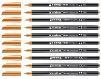 

Edding 1200 Açık Turuncu 10 Adet ince uçlu keçeli kalem , Turuncu Renk üstün kalitede Boyama kalemi 10 Adet Çok Amaçlı Kalem