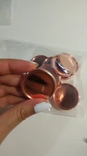 Rosa de oro de plástico de vinculante hebilla portátil Binder discos Binder anillo discos para planificador de accesorios para Scrapbooking para manualidades