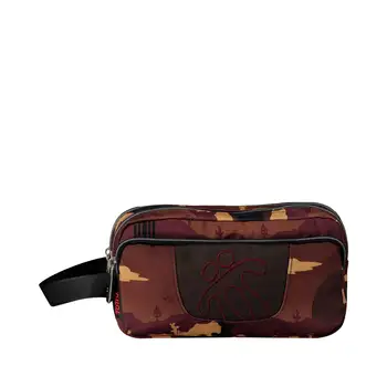 

Dunne print three compartments school case-Agapec