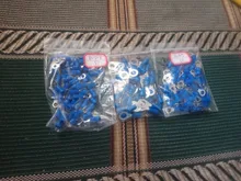 Wire-Cable Blue-Ring-Terminals Crimp-Connectors Electrical Insulated RV2 10-100pcs/Set