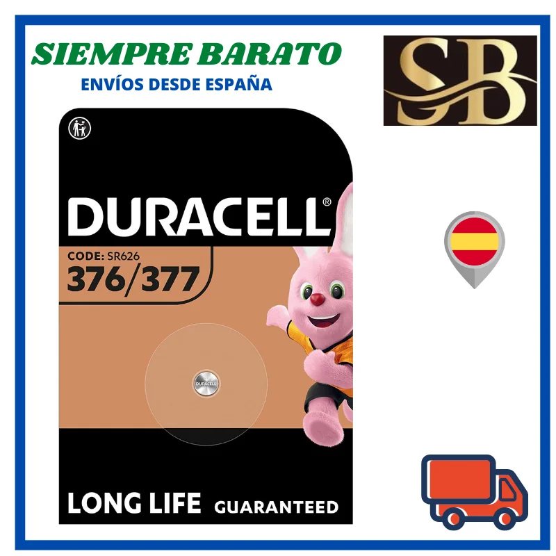 Duracell batteries special silver oxide 376/377 1.55 V, 1 pack unit