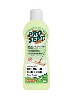 

Concentrate for washing floors and walls after rain