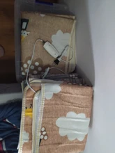 Manta más gruesa eléctrica, calentador de doble cuerpo, manta calefactable de 150x120cm, termostato, calefacción eléctrica