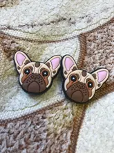Accesorios de colgantes de PVC para zapatos, estetoscopio, adornos para zapatos, alimentos, colgantes de perro, regalo para niños, 1 Uds.