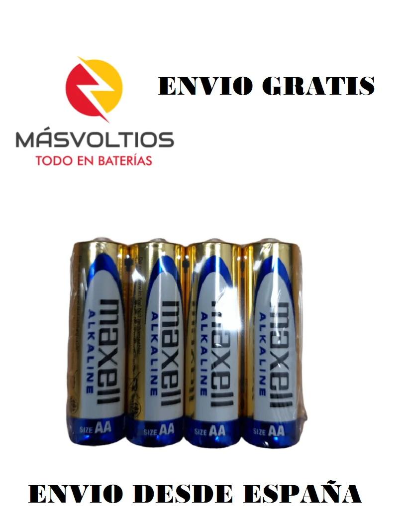 Pack de 8 pilas alcalinas AA 1.5V