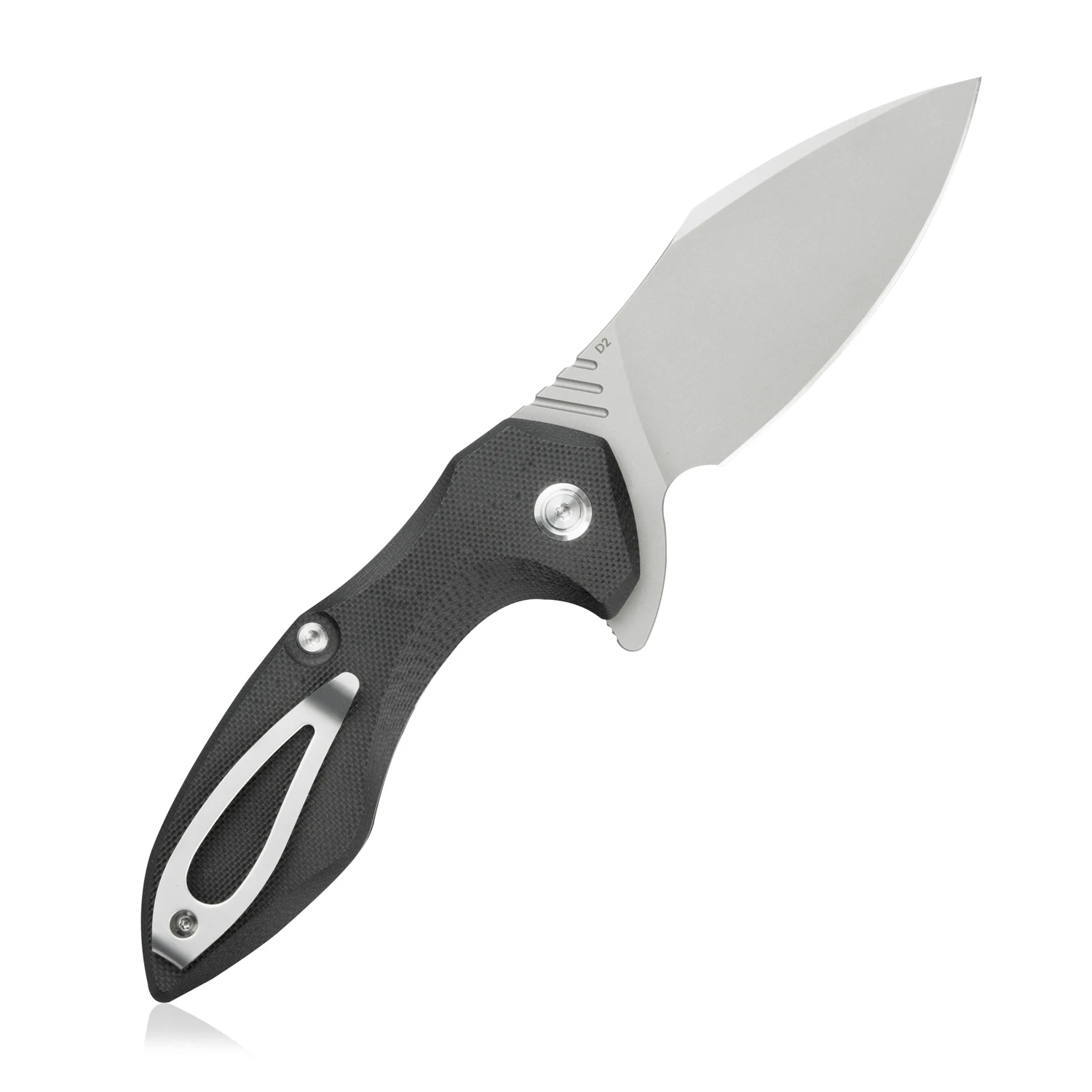 Kubey складной нож для повседневного использования, D2 лезвие с G10 ручкой, наружные карманные ножи с зажим из нержавеющей стали, KU236