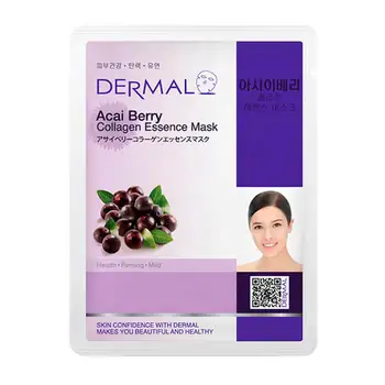 

Cloth mask dermal acai berry collagen essence mask