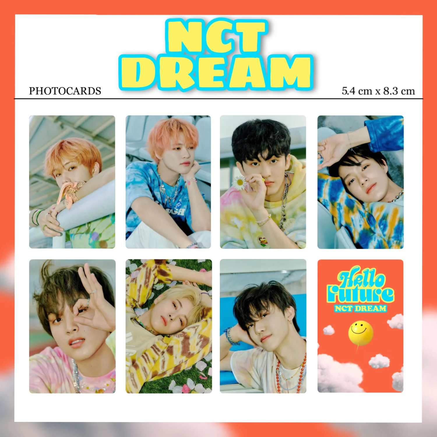 7 pcs/set card bookmark K-POP NCT DREAM Hello Future for collection