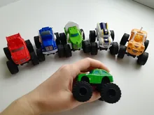 6 unids/set cuerpo máquinas juguetes ruso milagro Crusher camión vehículos figura de cuerpo juguetes para los niños regalos de cumpleaños