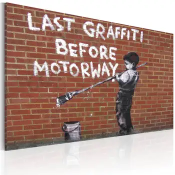 

Picture-The latest graffiti before Highway (Banksy) - 60x40 cm